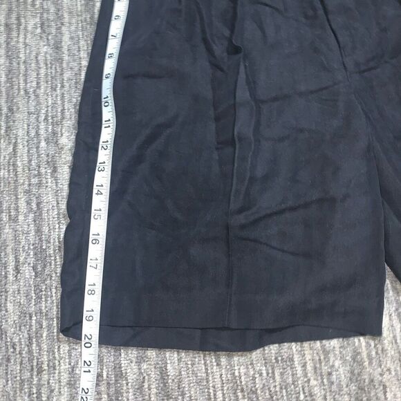 Brand New J. Ferrar Men's Size 34 Black Flat Pleated Front‎ Shorts Rayon Blend - Picture 6 of 8